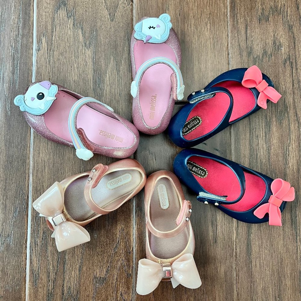 Mini Melissa Ultra Girl Mary Jane Shoe Girls Bundle